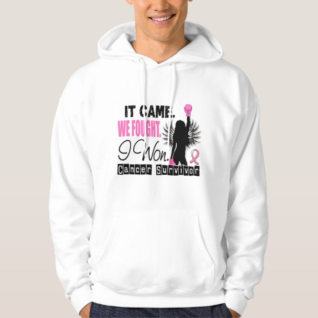 Survivor 22 Breast Cancer Hoodie (Front)