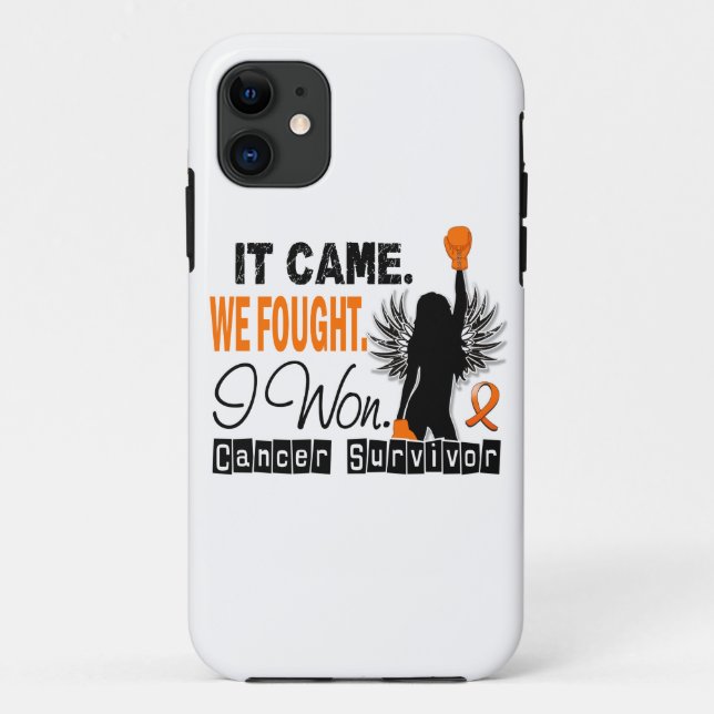 Survivor 22 Leukaemia Case-Mate iPhone Case (Back)
