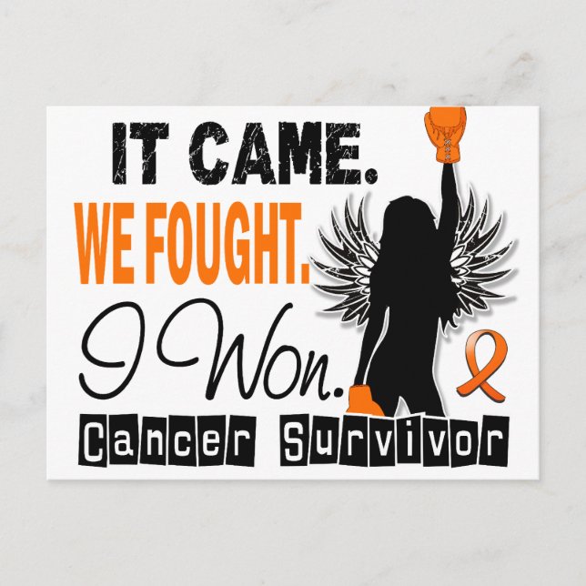 Survivor 22 Leukaemia Postcard (Front)