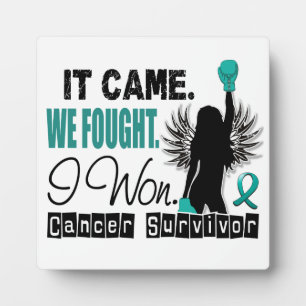 Survivor 22 Ovarian Cancer Plaque