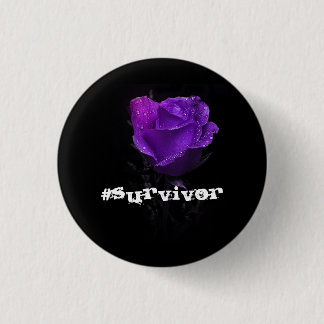 #Survivor 3 Cm Round Badge