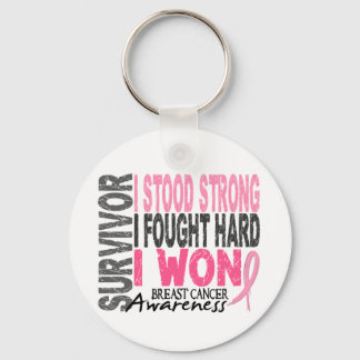 Survivor 4 Breast Cancer Key Ring