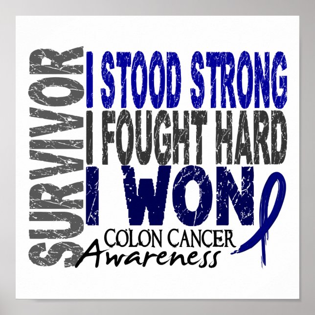 Survivor 4 Colon Cancer Poster (Front)