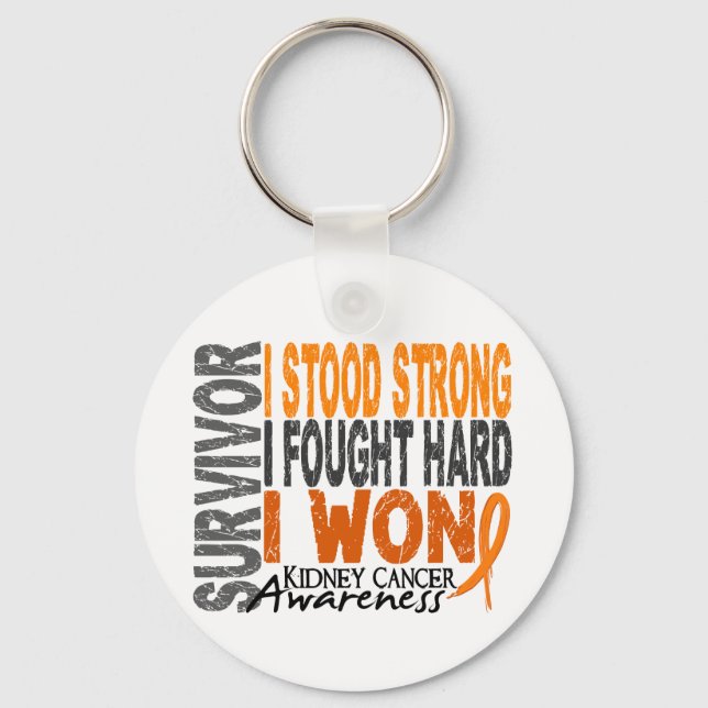 Survivor 4 Kidney Cancer Key Ring (Front)