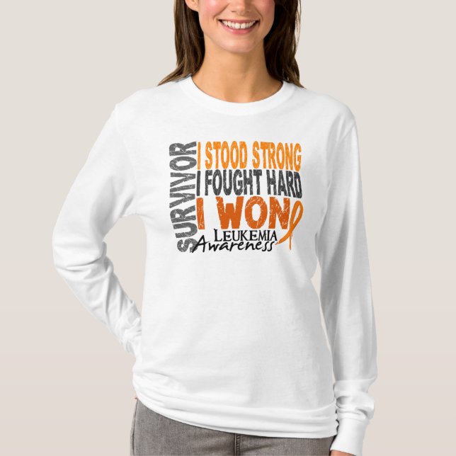 Survivor 4 Leukaemia T-Shirt (Front)