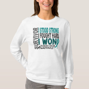 Survivor 4 Ovarian Cancer T-Shirt