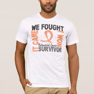 Survivor 5 Endometrial Cancer T-Shirt
