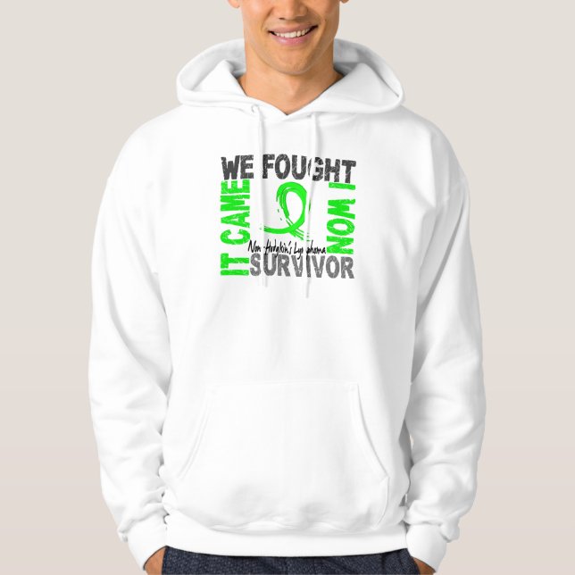 Survivor 5 Non-Hodgkin's Lymphoma Hoodie (Front)