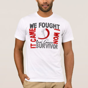 Survivor 5 Oral Cancer T-Shirt