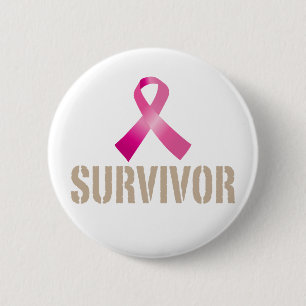 Survivor 6 Cm Round Badge
