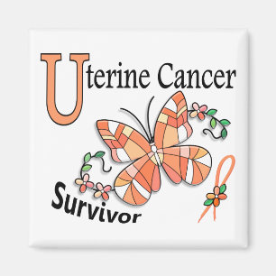 Survivor 6 Uterine Cancer Magnet