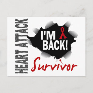 Survivor 7 Heart Attack Postcard