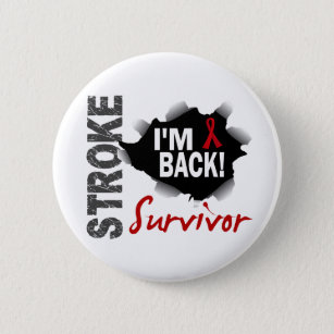 Survivor 7 Stroke 6 Cm Round Badge