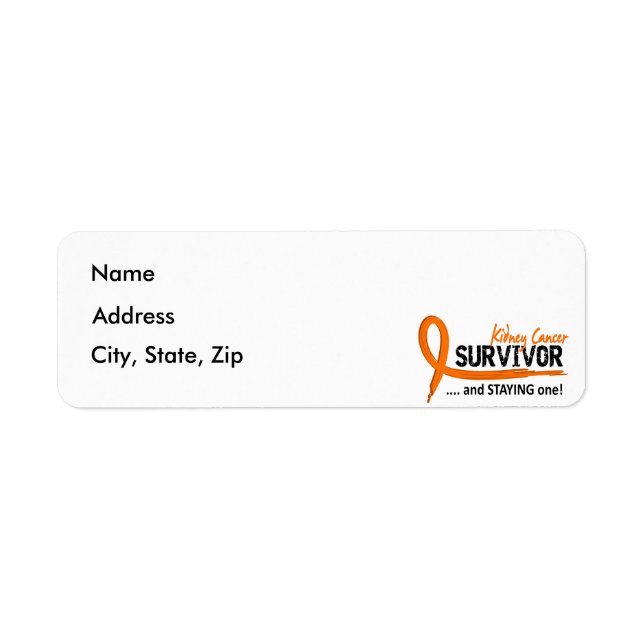 Survivor 8 Kidney Cancer (Front)