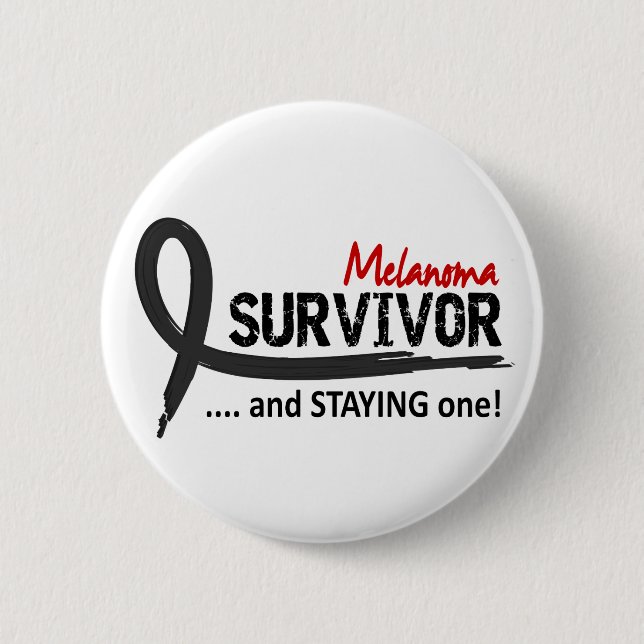 Survivor 8 Melanoma 6 Cm Round Badge (Front)