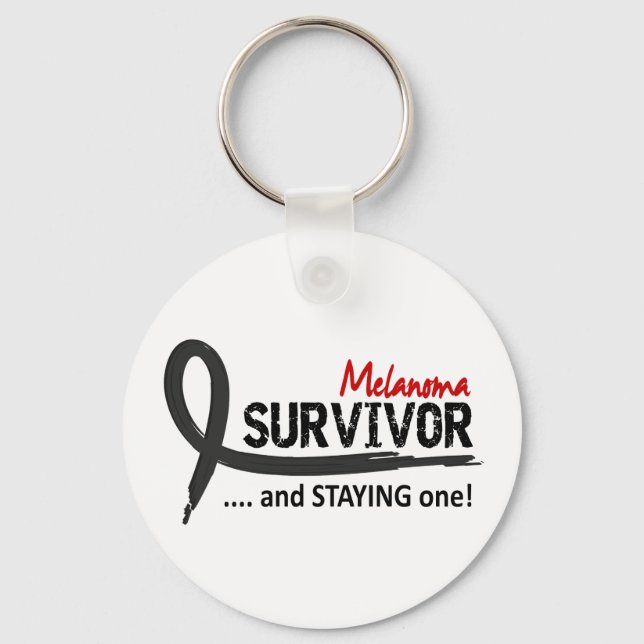 Survivor 8 Melanoma Key Ring (Front)