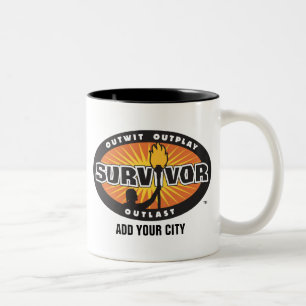 Survivor / Add Your City Two-Tone Coffee Mug