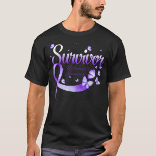 Survivor Alzheimer's Awareness Butterfly T-Shirt