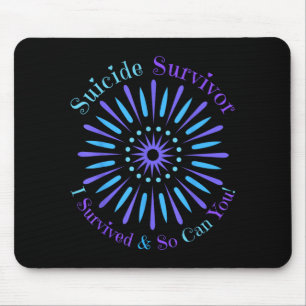 Survivor Awareness Prevention Month Mum Dad Kid Mouse Mat