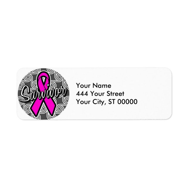 survivor breast cancer pink ribbon (Front)