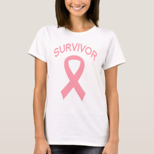 Survivor Breast Cancer Pink Ribbon t-shirt