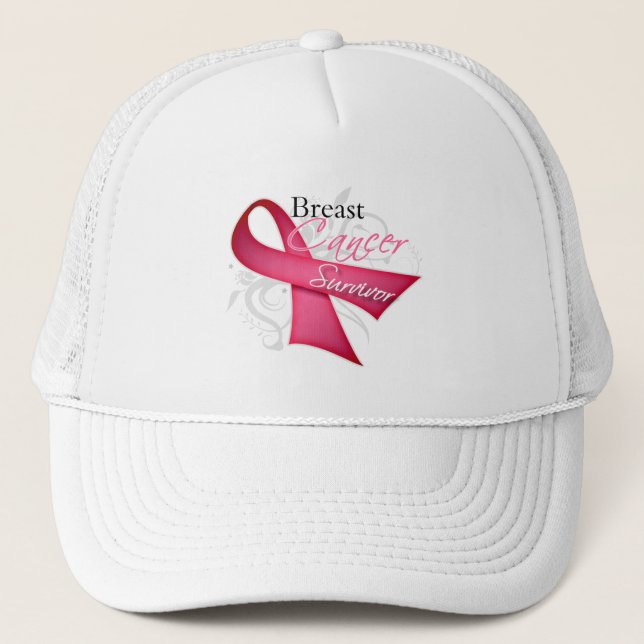 Survivor - Breast Cancer Trucker Hat (Front)