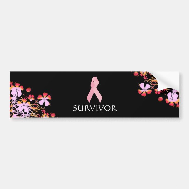 SURVIVOR Bumper Sticker BLK (Front)