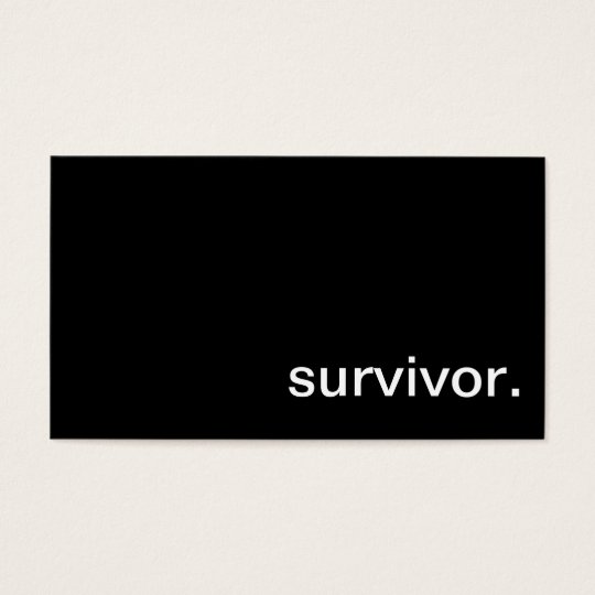 Survivor Business Card