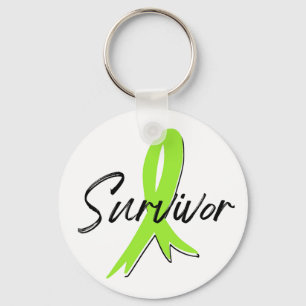 Survivor Button Key Ring