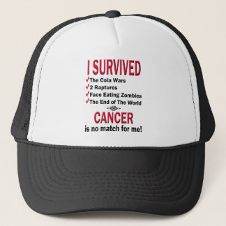 Survivor - Cancer No Match Trucker Hat