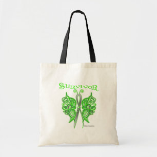 Survivor Celtic Butterfly - Non-Hodgkin's Lymphoma Tote Bag
