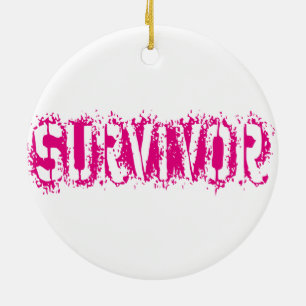 SURVIVOR CERAMIC TREE DECORATION