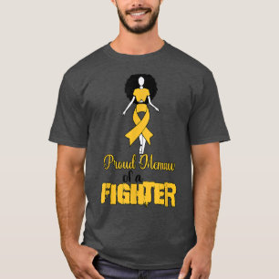 Survivor Childhood Cancer awareness Memaw Of A Fig T-Shirt