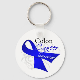 Survivor - Colon Cancer Key Ring