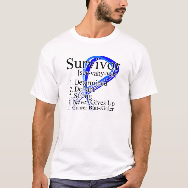 Survivor Definition - Colon Cancer T-Shirt (Front)