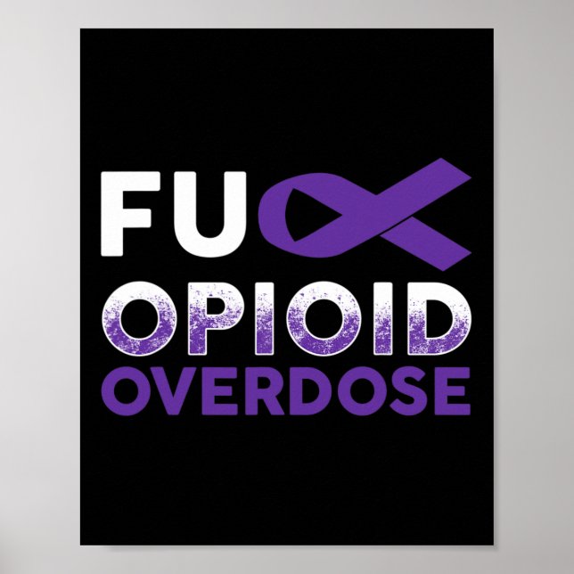 Survivor Gifts - Opioid Overdose Awareness  Poster (Front)