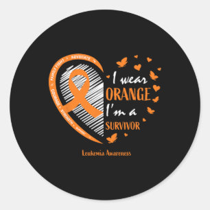 Survivor Gifts Women Men Kids Mum Sister Awareness Classic Round Sticker