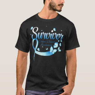 Survivor Graves Disease Awareness Butterfly T-Shirt