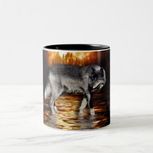 Survivor Grey Wolf Mug