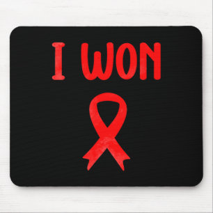 Survivor Heart Disease Warrior I Won Heart Disease Mouse Mat