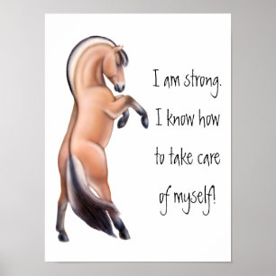 Survivor Horse Inspirational Print