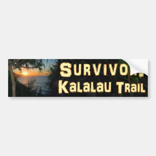 Survivor: Kalalau Trail Bumper Sticker