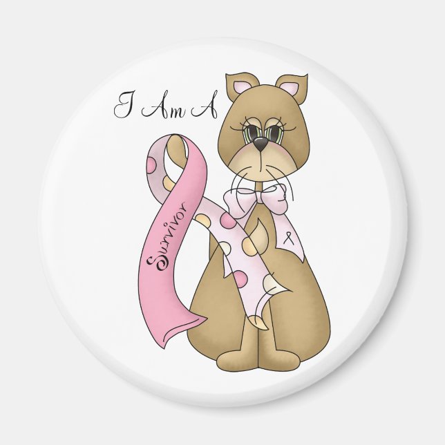 Survivor Kitty Magnet (Front)