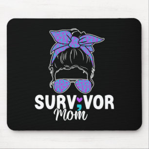 Survivor Mum - Semicolon Prevention Awareness Mouse Mat
