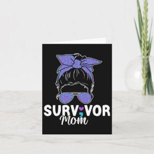Survivor Mum - Semicolon Suicide Prevention Awaren Card