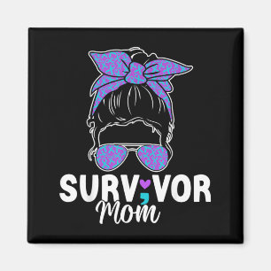 Survivor Mum - Semicolon Suicide Prevention Magnet