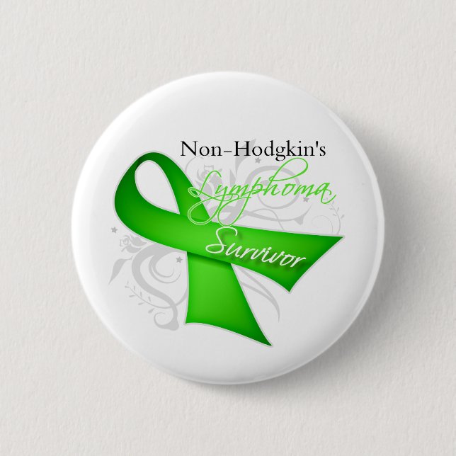 Survivor - Non-Hodgkin's Lymphoma 6 Cm Round Badge (Front)
