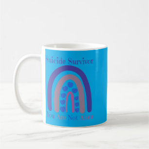 Survivor Not Alone Love Prevention Rainbow - Copy Coffee Mug