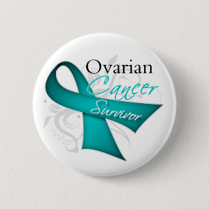 Survivor - Ovarian Cancer 6 Cm Round Badge