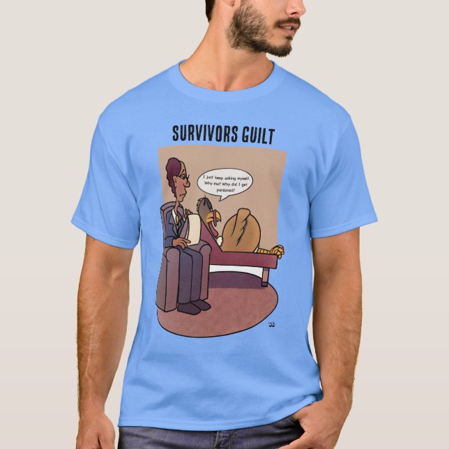 Survivor‘s Guilt Blue T-Shirt (Front)